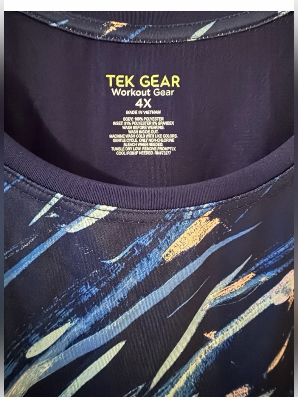 Womens 4X Tek gear tank top NEW wicking stretch, gym workout yoga Pilates